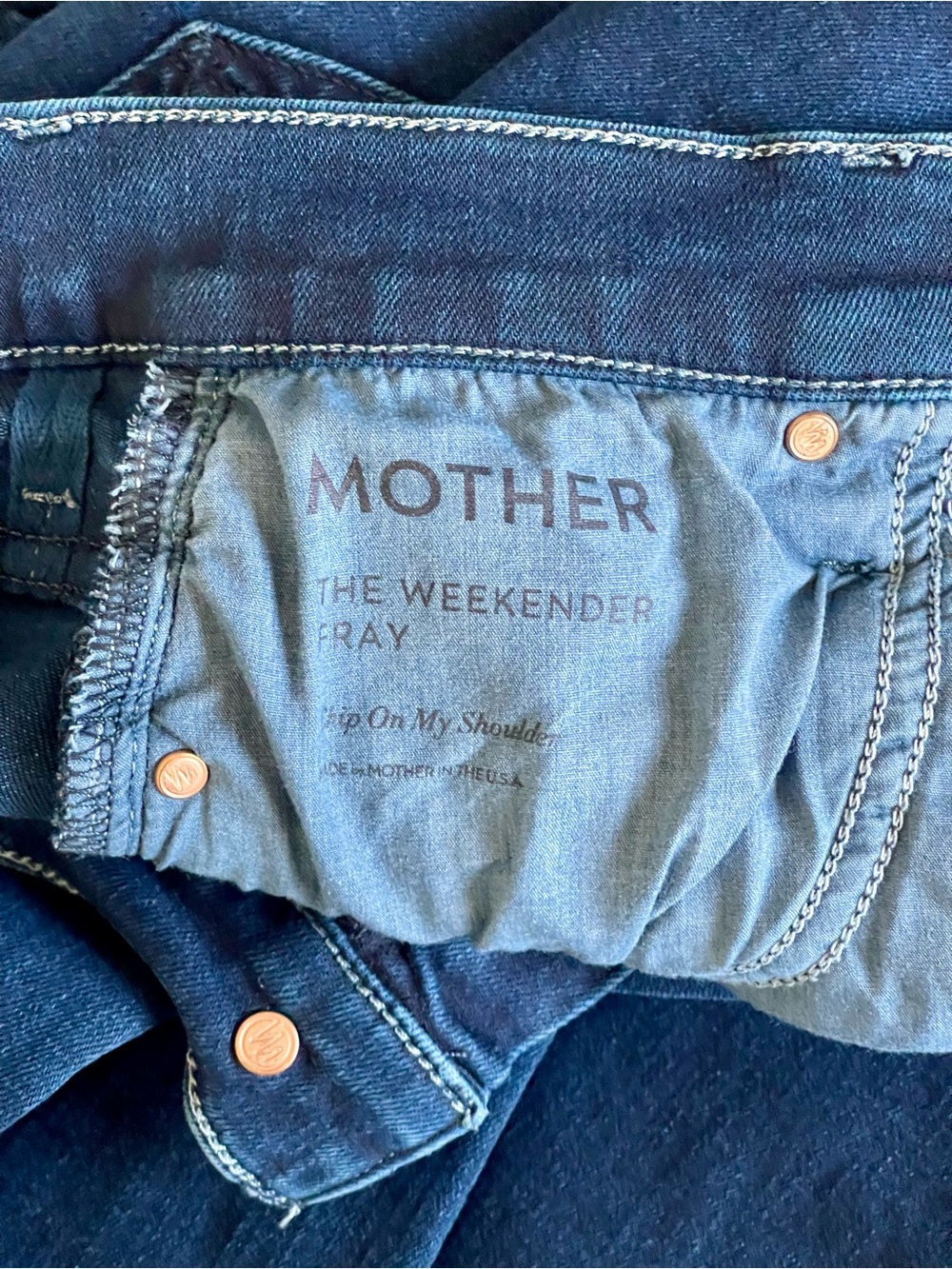 MOTHER - The Weekender Fray Jeans Women’s Size 25 - Picture 10 of 12